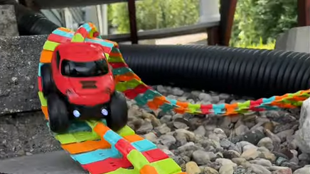 CRAZY CLIMB TRACK DIY Raceway