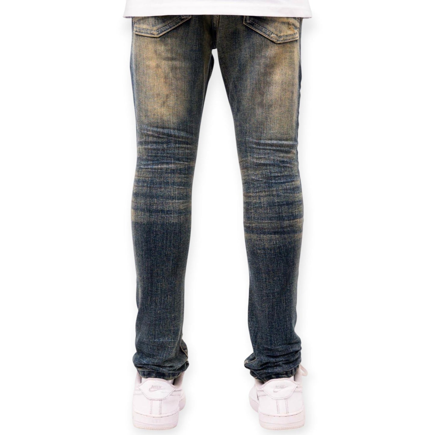 Disaster Premium Boys Kids Skinny Jeans PURPOSE BLUE