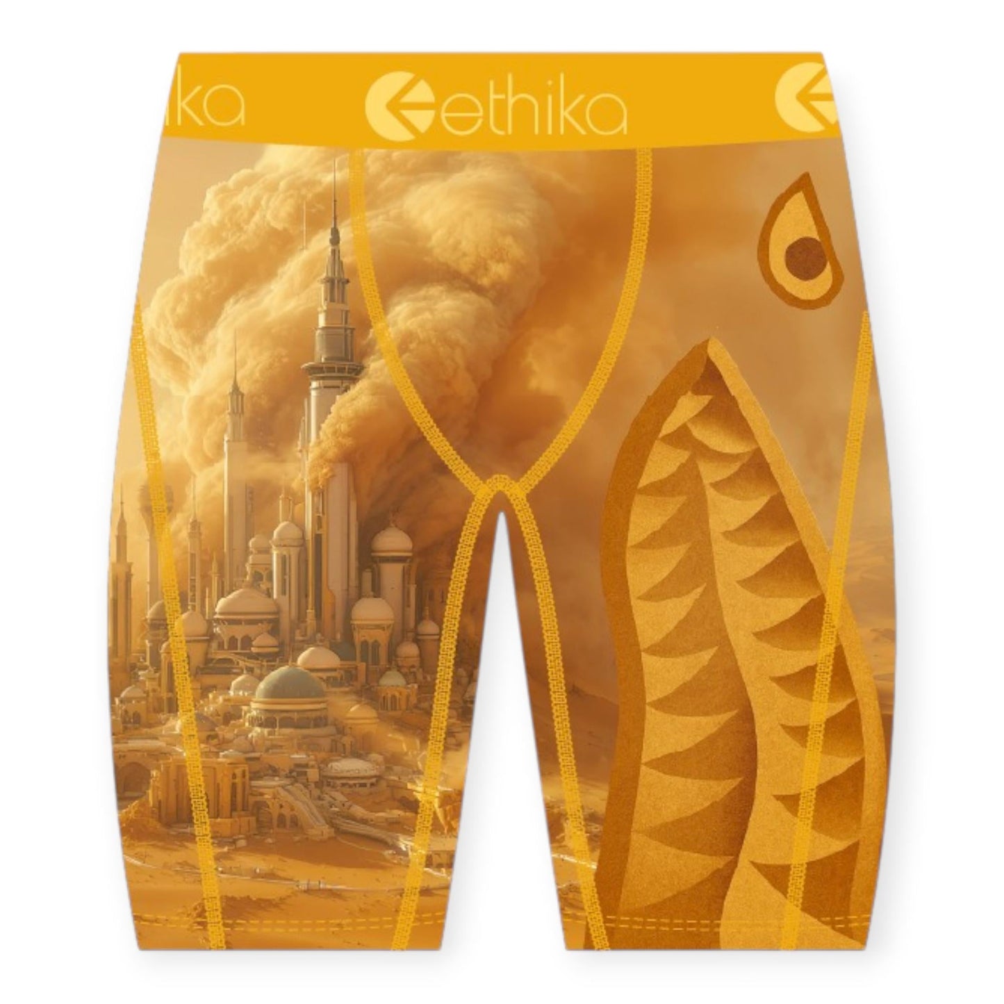 Ethika Men Bmr Dustfall Boxer Gold Brown