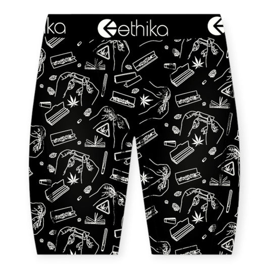 Men Puff Prep Boxer Black - Soft Comfort - Black