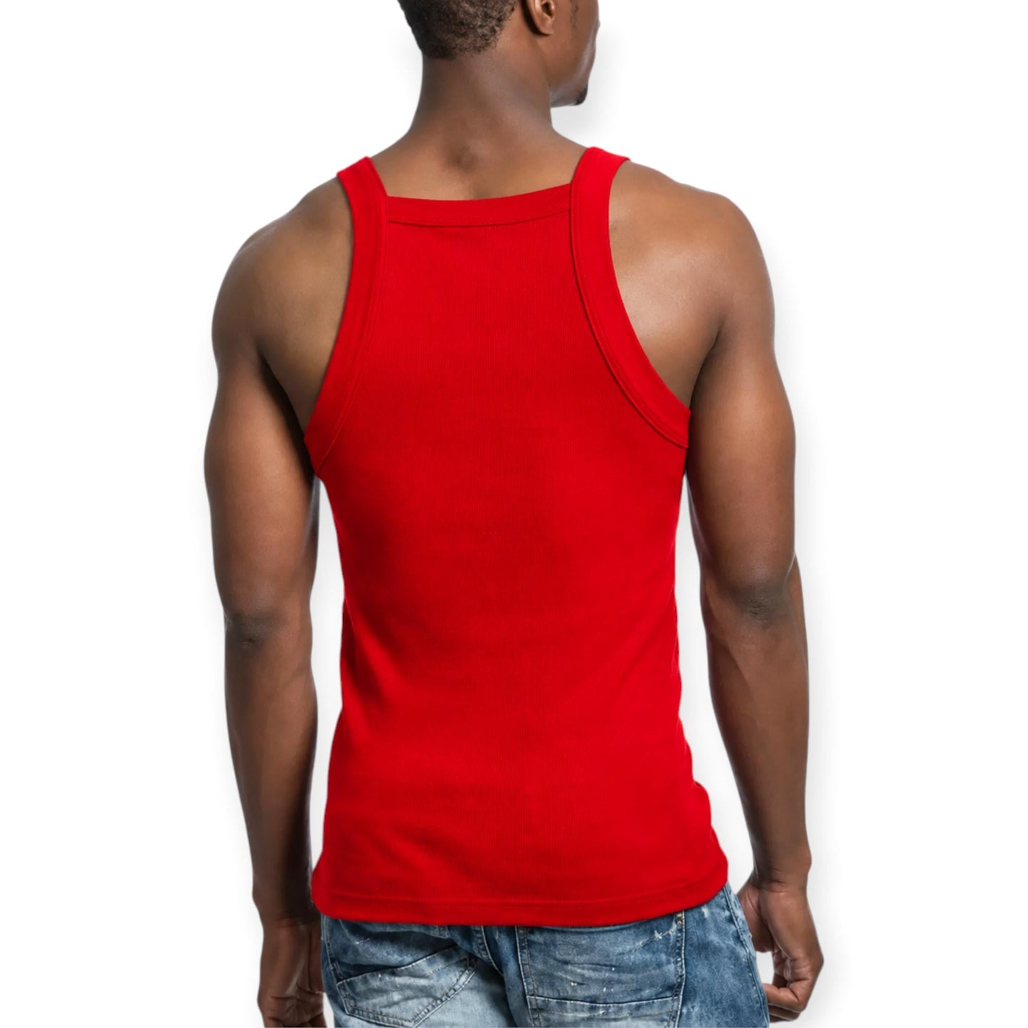 Galaxy By Harvic Men Tank Top - Classic Fit - Basic - Red