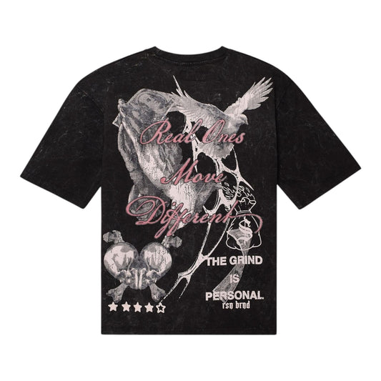 REASON Men Real Ones Tee T-Shirt - Black