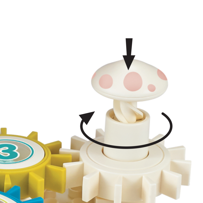 WHIRLY GEARS Construction Building Set