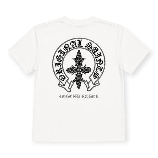 Rebel Minds Boys Original Saints Tee White