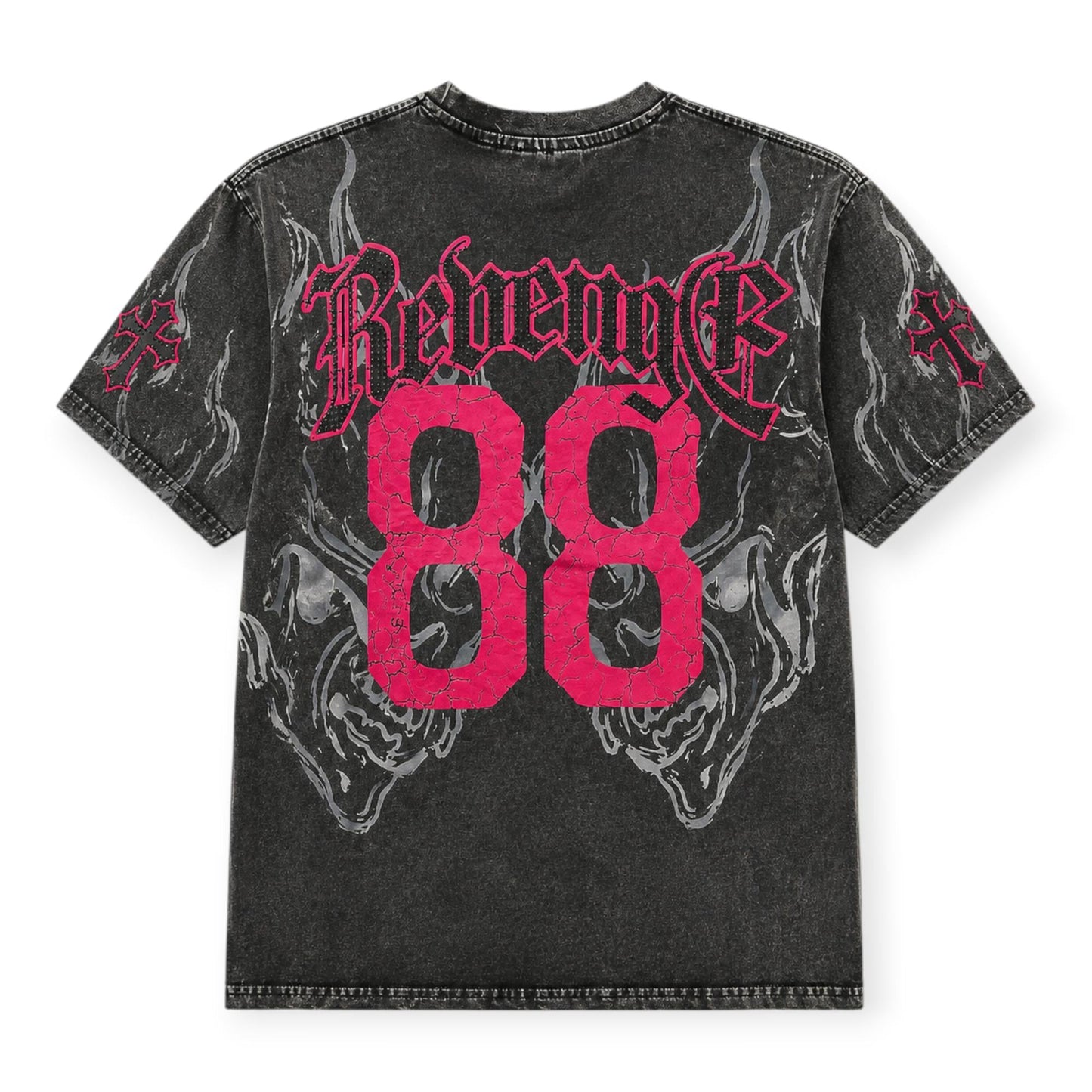 Rebel Minds Boys Saint Rhinestone Tee - Style - Black